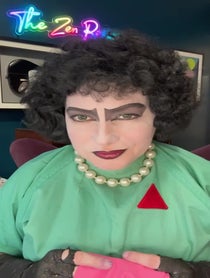 Poster for Birthday video from Dr. Frank N Furter