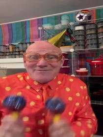 Poster for Pep Talk video from Tupperware Pete