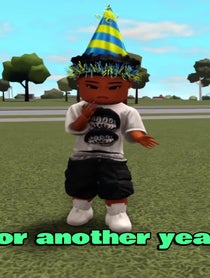 Poster for Birthday video from Zaryee