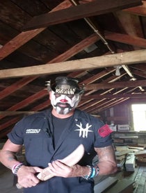 Poster for Birthday video from Cowboy Felon