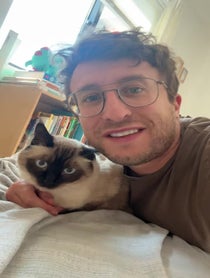 Poster for Pep Talk video from Merv The Cat