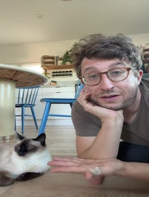 Poster for Pep Talk video from Merv The Cat