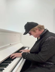 Poster for Birthday video from Elton John Impersonator