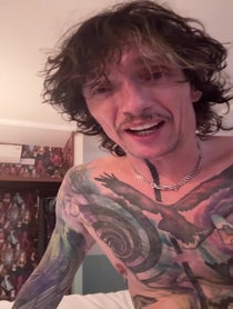 Poster for Birthday video from Justin Hawkins