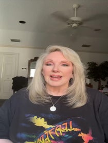 Poster for Birthday video from Morgan Fairchild