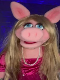 Poster for Birthday video from Miss Piggy Impressionist