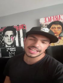 Poster for Birthday video from Lil Dee