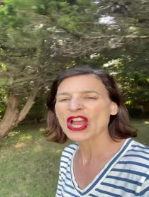 Poster for Birthday video from Perrey Reeves