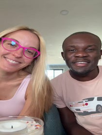 Poster for Birthday video from Chelsea & Kwame
