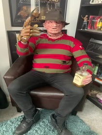 Poster for Birthday video from Freddy Krueger - The Drunk Version