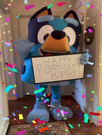 Poster for Birthday video from BlueHeeler