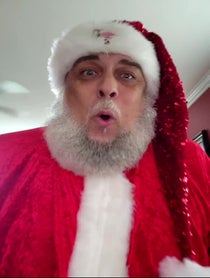 Poster for Birthday video from Santa Duff