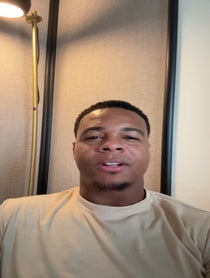 Poster for Fantasy football video from Pierre Thomas