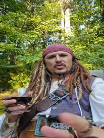 Poster for Birthday video from Johnny Depp/Captain Jack impersonator, Jason Walker