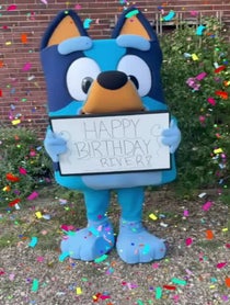 Poster for Birthday video from BlueHeeler