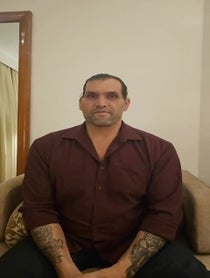 Poster for Birthday video from The Great Khali