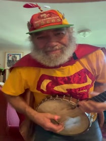 Poster for Fantasy football video from 49ers/ A’s Banjo Man