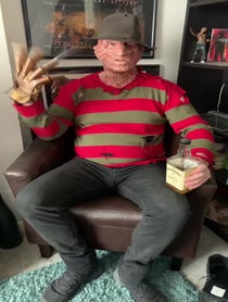 Poster for Birthday video from Freddy Krueger - The Drunk Version