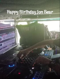 Poster for Birthday video from DJ Gear Bolt