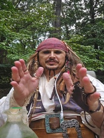 Poster for Birthday video from Johnny Depp/Captain Jack impersonator, Jason Walker