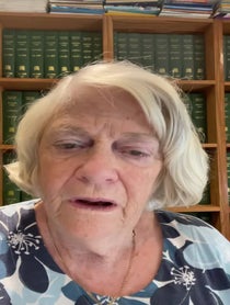 Poster for Birthday video from Ann Widdecombe