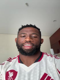 Poster for Birthday video from Siya Kolisi