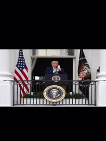 Poster for Birthday video from Donald Trump AI