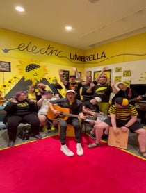 Poster for Birthday video from Electric Umbrella