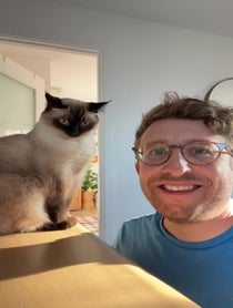 Poster for Pep Talk video from Merv The Cat