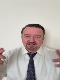 Poster for Pep Talk video from Ricky Gervais & David Brent Impressionist