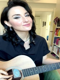 Poster for Birthday video from Allison Scagliotti