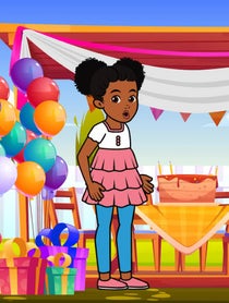 Poster for Birthday video from Gracie’s Corner