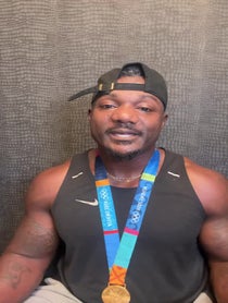 Poster for Pep Talk video from Justin Gatlin