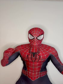 Poster for Birthday video from Spider-Man