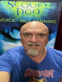 Poster for Birthday video from Scooby Doo Neil Fanning