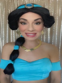Poster for Birthday video from Princess Christina - Cinderella Jasmine
