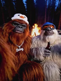 Poster for Holiday video from Barry Bigfoot