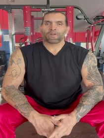 Poster for Pep Talk video from The Great Khali