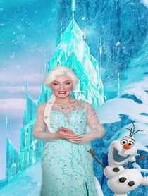 Poster for Pep Talk video from Queen Elsa (and many more)