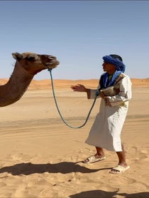 Poster for Birthday video from Sahara Desert