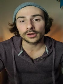 Poster for Birthday video from James Franco Impersonator