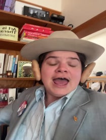 Poster for Birthday video from Lyndon B. Johnson