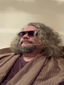Poster for Birthday video from The Dude Abides!