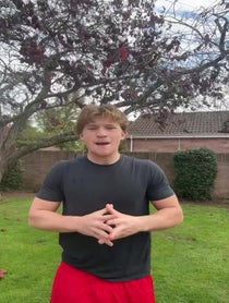 Poster for Birthday video from Crack-Daniel
