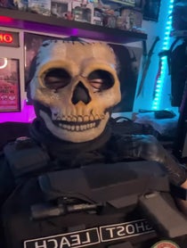 Poster for Birthday video from Jeff Leach: Ghost in Call Of Duty | Pierre Southern in Death Stranding 2 | Jack The Ripper in Record Of Ragnarok
