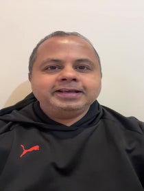 Poster for Birthday video from Rohit Roy