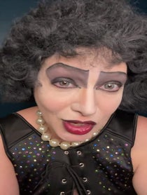 Poster for Birthday video from Dr. Frank N Furter
