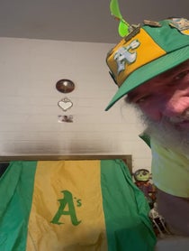 Poster for Birthday video from 49ers/ A’s Banjo Man