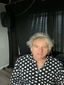 Poster for Birthday video from Rod Stewart Tribute Singer