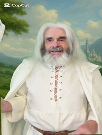 Poster for Congrats video from Gandalf and Saruman lookalike